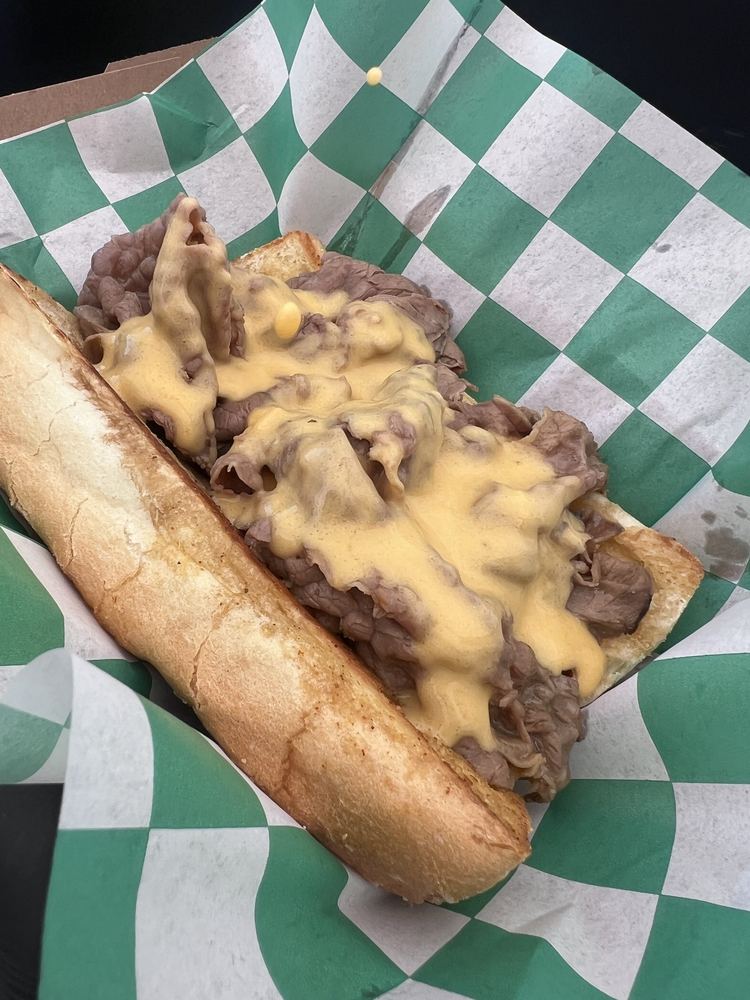 A cheesy Italian beef from our Art in Washoe Park booth
